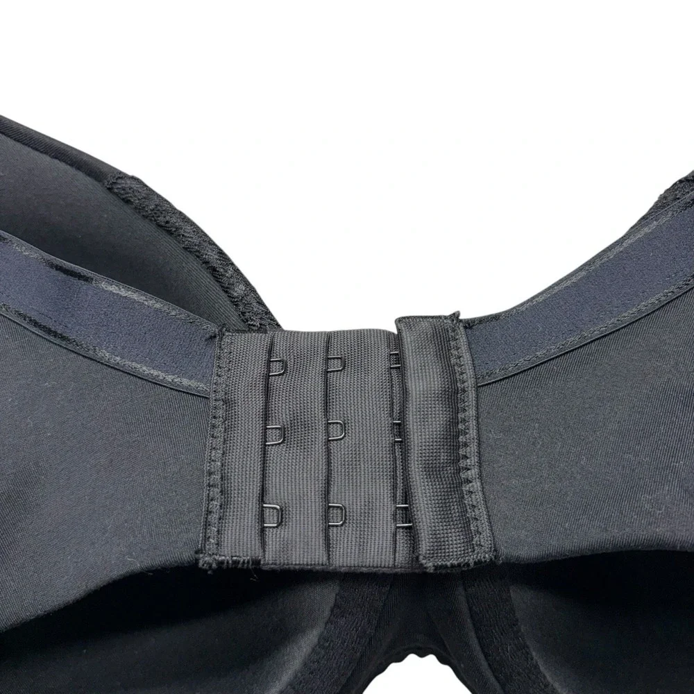Soma Womens Bra 38DD Black Embraceable Full Coverage Lace Trim Underwire